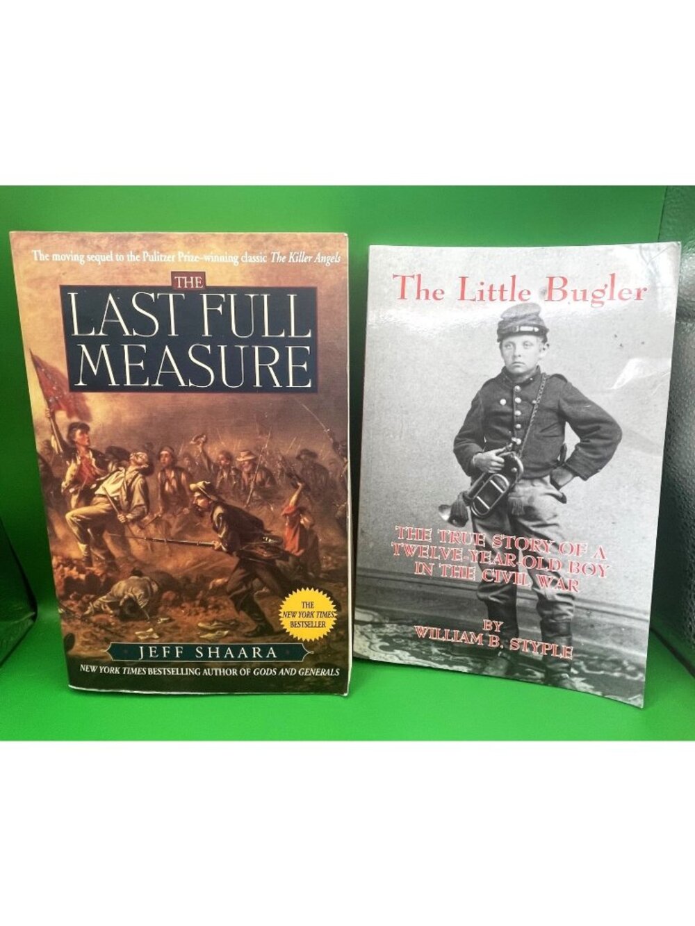 Civil War Book Lot of 2 Last Full Measure Jeff Shaara Little Bugler Historical